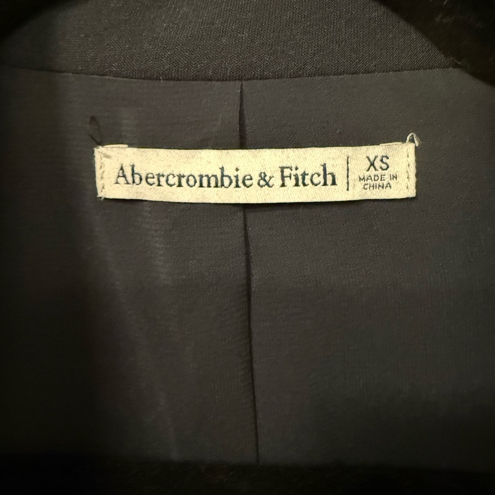 Abercrombie & Fitch Black Long Sleeve Blazer Dress Size XS - Picture 2 of 3